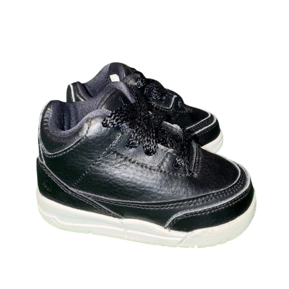 Air Jordan 3 Retro Cyber Monday Black White 832033-020 Toddler Sneakers 4C
